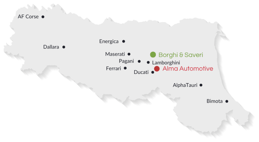 Motor Valley Map